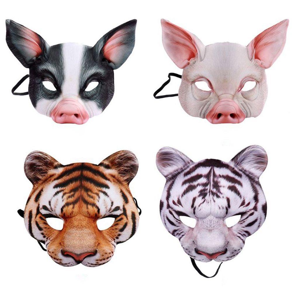 IVORY Mặt Nạ Mắt Hổ 3D Hóa Trang Tiệc Halloween