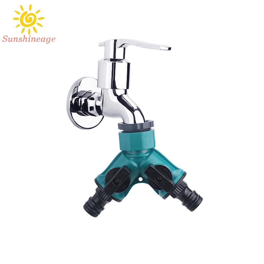 SUNAGE- ~Garden Tap Hose Connectors Splitters Y type Water Diverter Valve 2 Way Connector Brand New【SUNAGE-HOT Fashion】