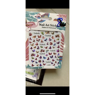 10 sticker bướm lộn xộn