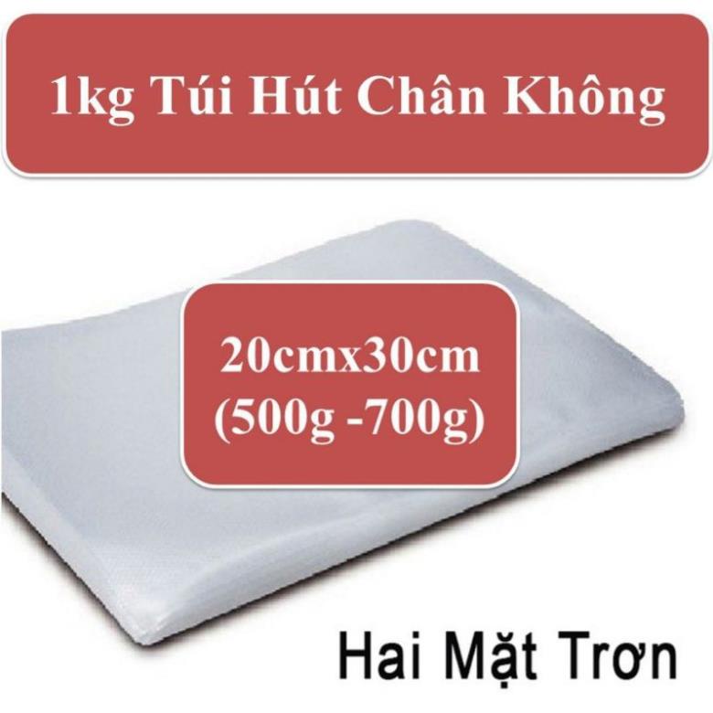 Túi hút chân không trơn 2 mặt, hàng loại 1, nhiều kích thước khác nhau, có thể dùng lại được.