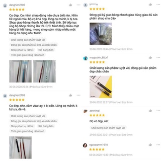 Cọ nét cán đá 3 size 6mm 9mm 12mm