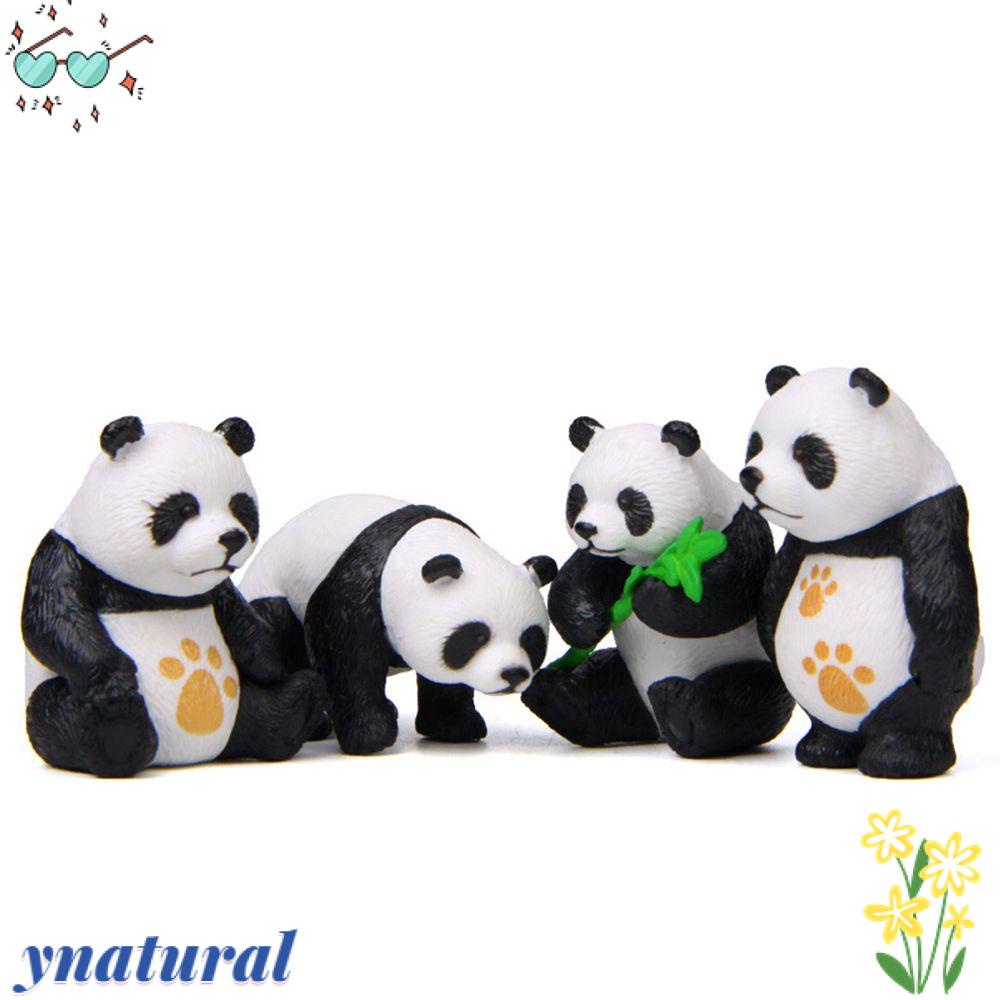 Set 4 / 8 Mô Hình Động Vật Mini Bằng Nhựa Resin Trang Trí Sân Vườn