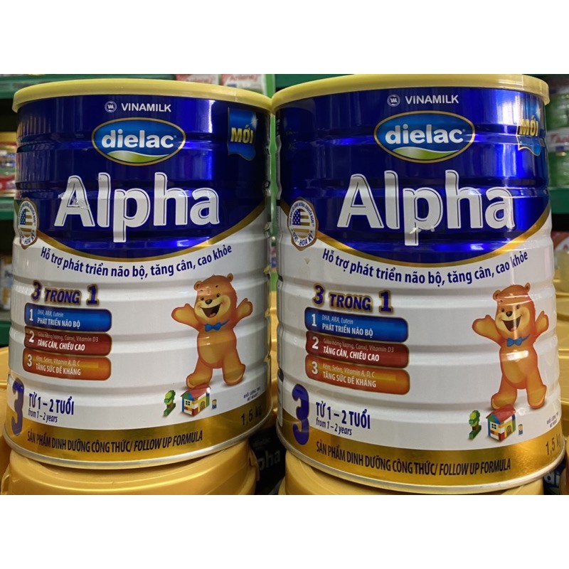 Sữa bột Dielac Alpha 3 1,5kg