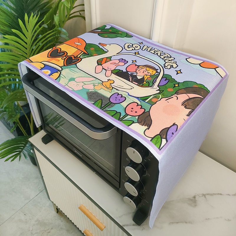 Vỏ Bọc Lò Vi Sóng Bằng Vải Cotton Lanh Chống Thấm Nước / Bụi Bẩn