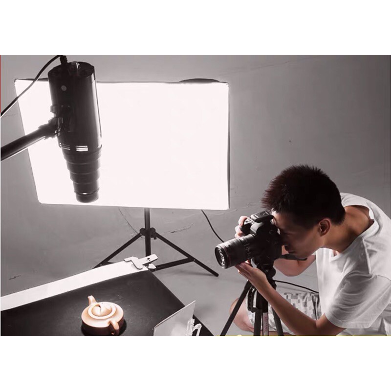Bộ đèn studio chụp ảnh, quay phim, Livestream chuyên nghiệp, cao 2m softbox 50x70cm