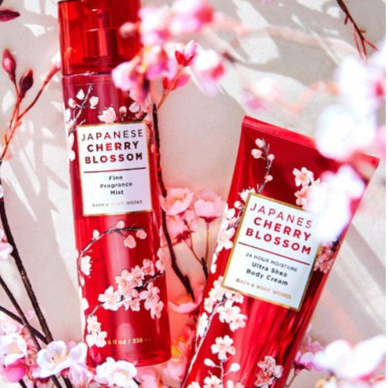 [𝙁𝙍𝙀𝙀𝙎𝙃𝙄𝙋] Mẫu Thử Xịt Thơm Toàn Thân Bath and Body Works Japanese Cherry Blossom 250ml
