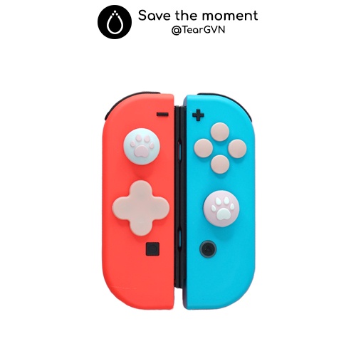 Bộ nút bọc Analog và D-Pad (Akitomo) cho Joy-con Nintendo Switch