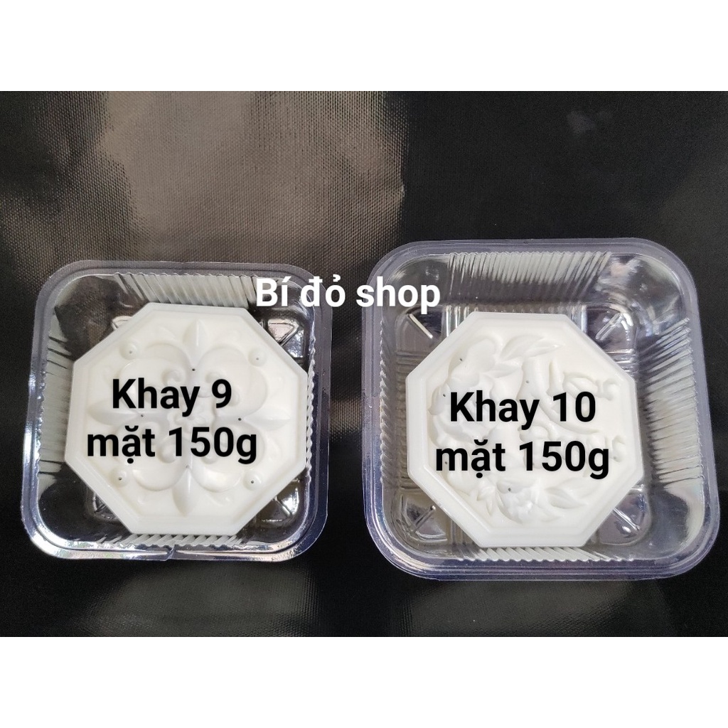 Khuôn trung thu lò xo BÁT GIÁC ĐOÀN VIÊN 2 mặt 1 nhấn 150g