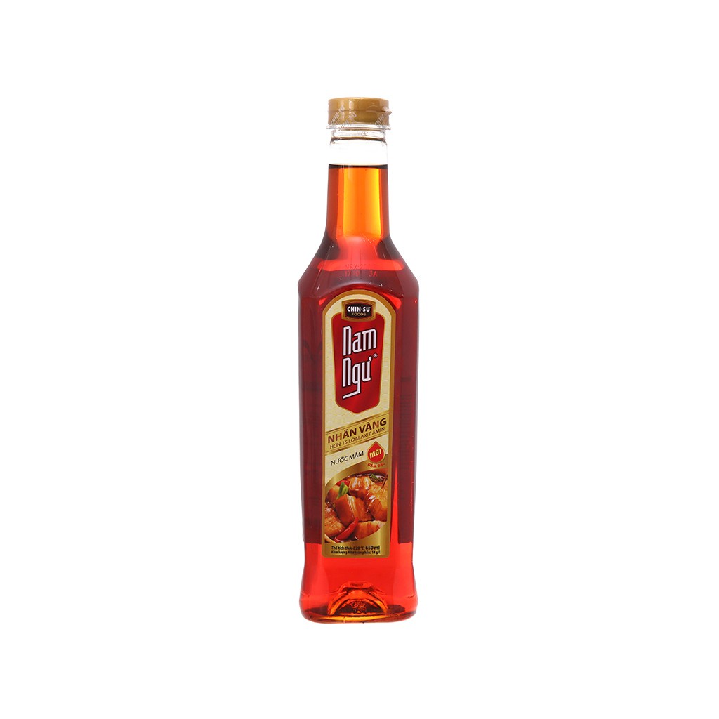 Nước mắm Nam Ngư nhãn vàng chai 650ml