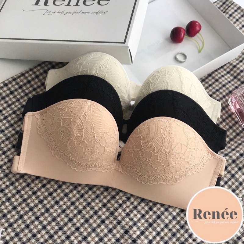 Áo Ngực Chống Tuột Dây Chéo Lưng Mềm Mịn Nâng Đẩy Ngực Mặc Áo Cúp Ngang Áo Quây