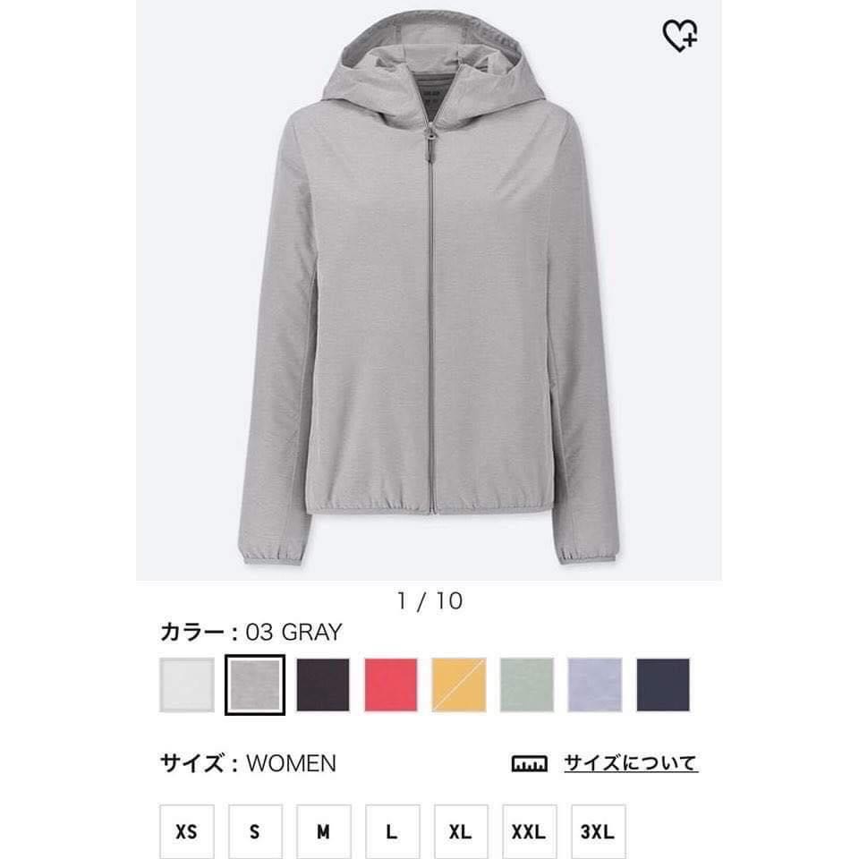 Áo Khoác Gió Nữ 2 Lớp G-U