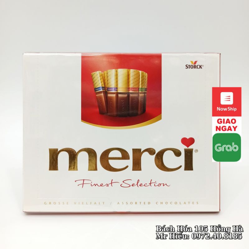 [Hỏa Tốc] Socola Merci Đức thanh 250g