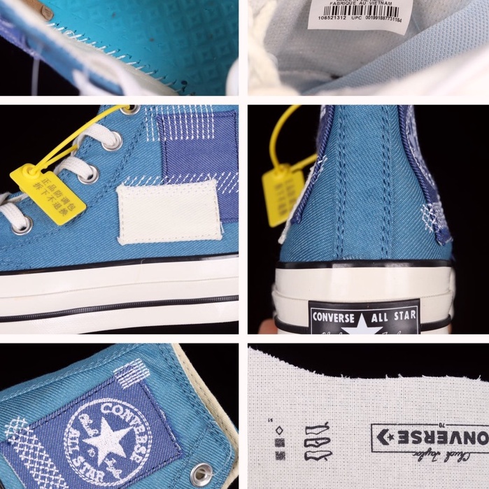 Giày Sneaker Converse Chuck 70 Thêu Họa Tiết Cá Tính Thời Trang