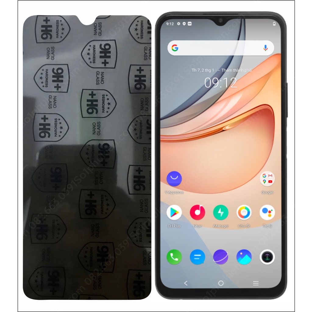 Dán cường lực chống nhìn trộm Vivo Y53s 4G 5G dẻo nano