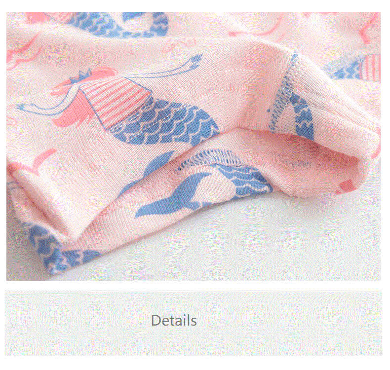 Bộ 3 Quần Lót In Hình Nàng Tiên Cá 100% Cotton Dành Cho Bé Gái Không có chất huỳnh quang