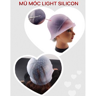 Mũ Móc Light Nhuộm Tóc (Tặng que móc)