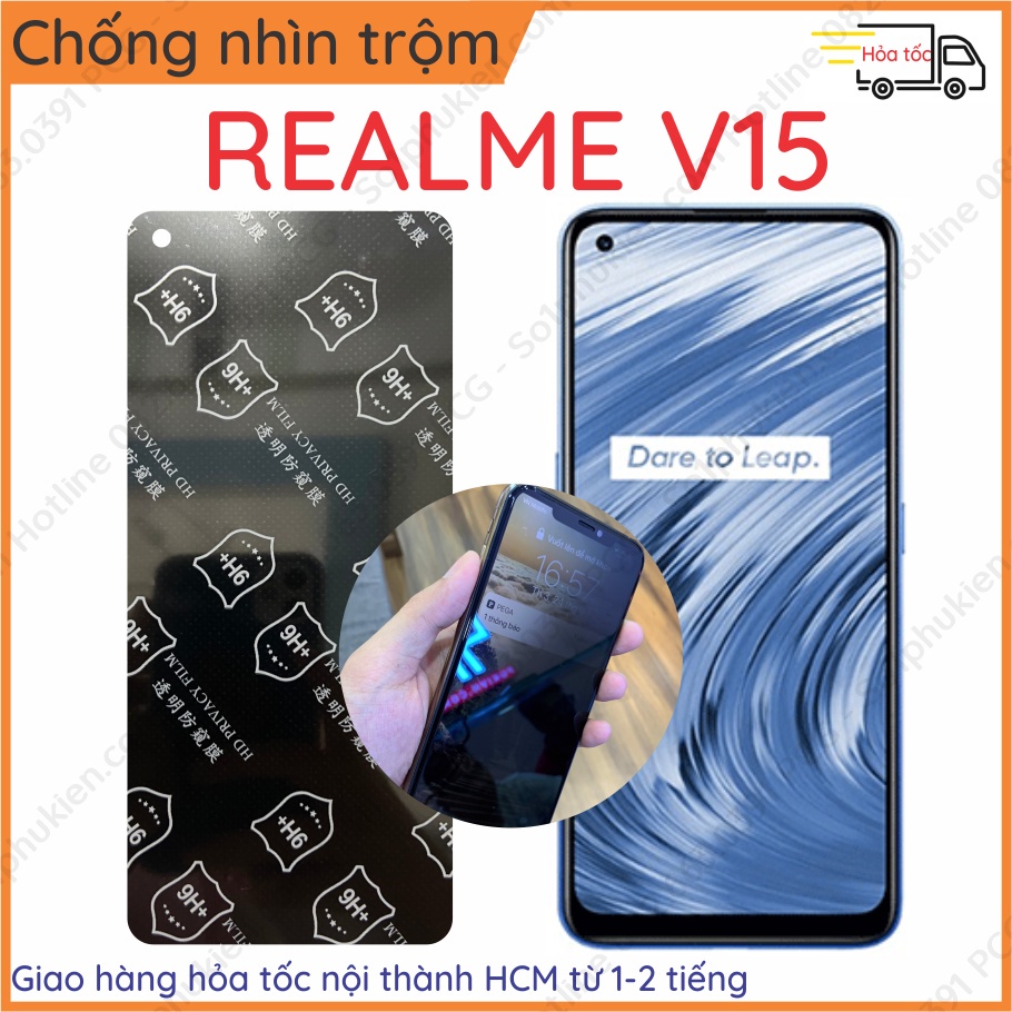 Dán chống nhìn trộm Realme v15 nano &amp; PPF (6H tự phục hồi)