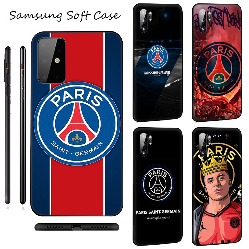 Ốp điện thoại mềm in LU89 Paris Saint Germain PSG cho Samsung Galaxy S10 S9 S8 Plus S6 S7 Edge S10+ S9+ S8+