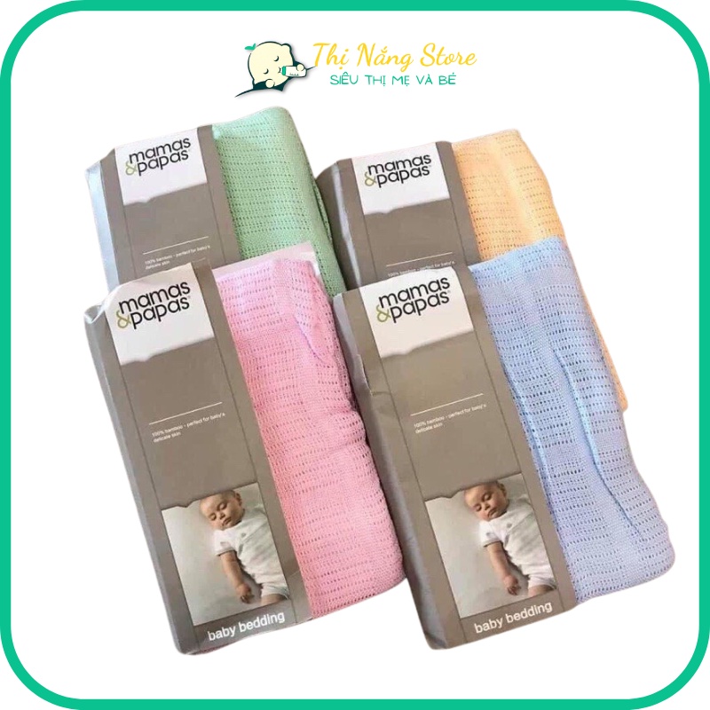 Chăn lưới mama papa xuất Anh cho bé kích thước 105x150cm