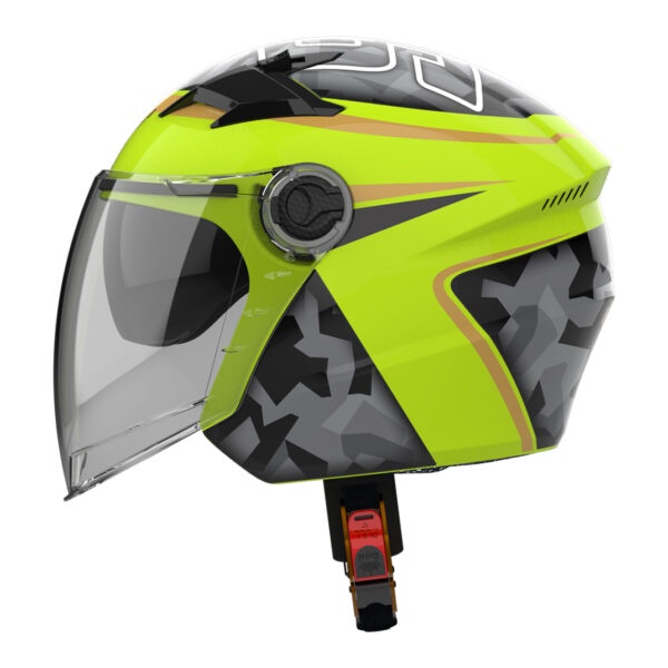 Mũ bảo hiểm 3/4 Royal 2 kính M268 Tem Các Loại - Ốp tai tháo rời, lót lưới kháng khuẩn