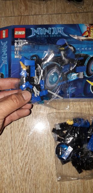 Lắp ráp 1 hộp LegoNinja Xe mô tô bánh lớn 531 bằng nhựa ABS