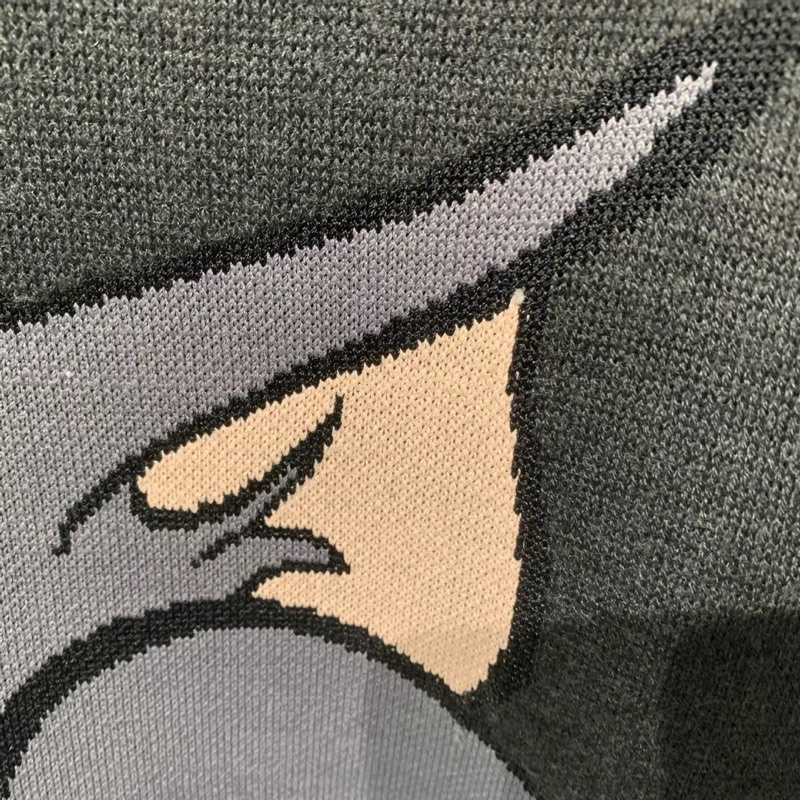 Áo len nam giới Mèo và chuột phim hoạt hình thêu, áo len cổ tròn dệt kim đáng yêu anime