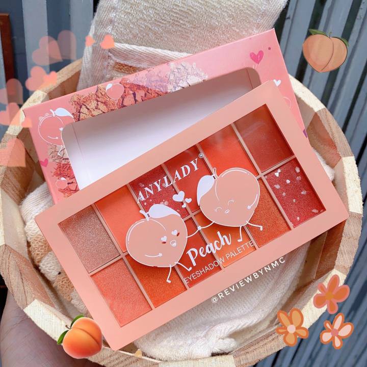 PHẤN MẮT 12 Ô PEACH ANYLADY Tông Cam | BigBuy360 - bigbuy360.vn