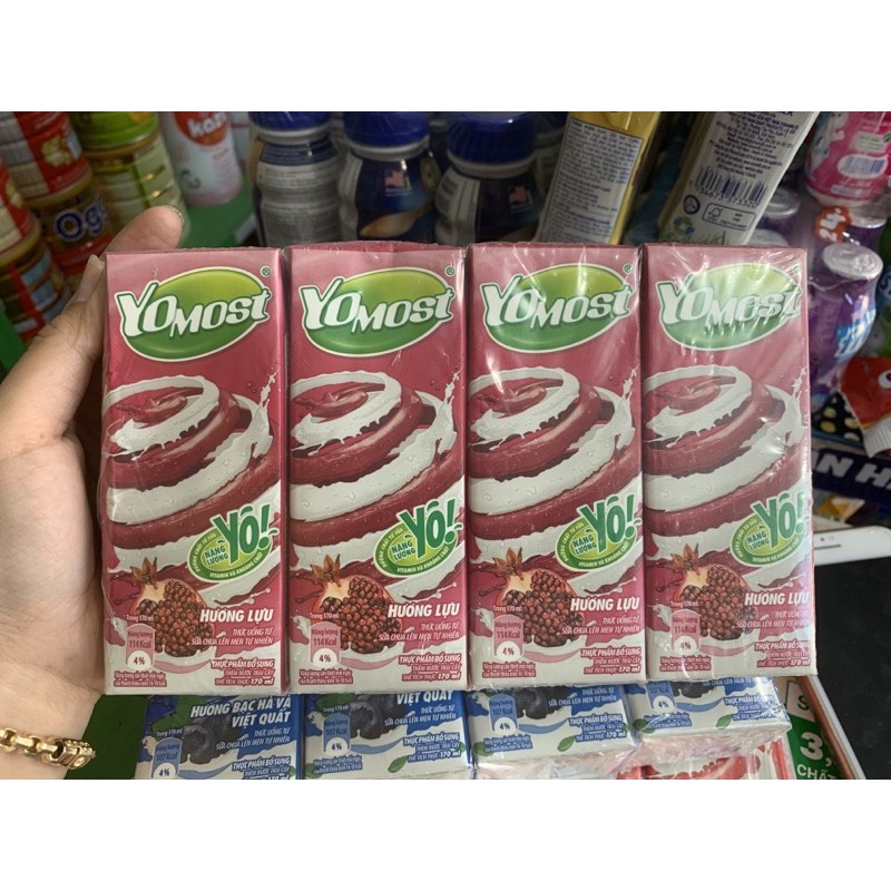 Lốc 4 hộp sữa chua uống Yomost 170ml - date mới | BigBuy360 - bigbuy360.vn