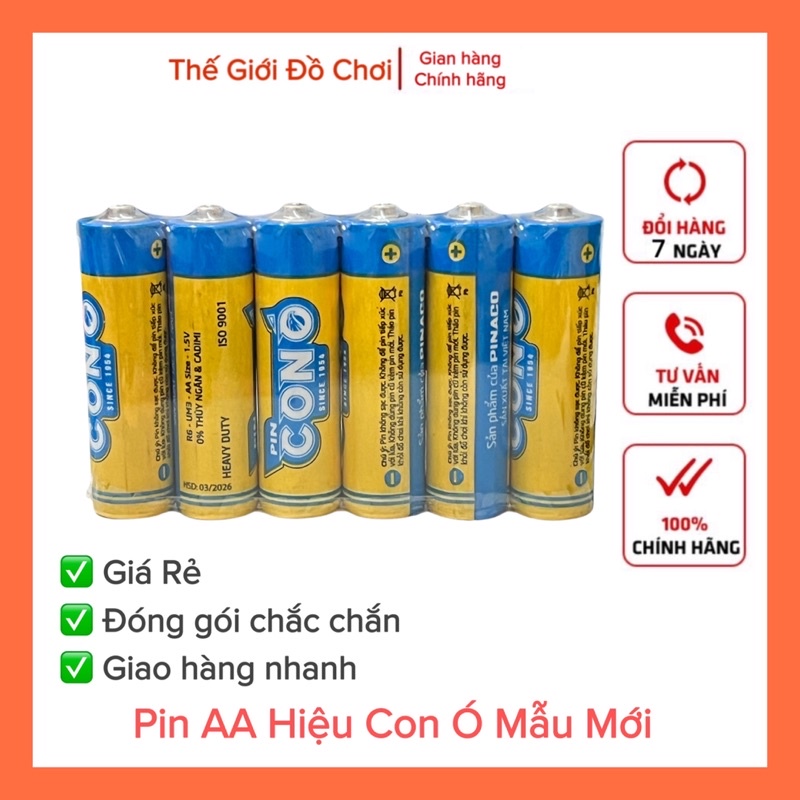 Hộp 24 Viên Pin Tiểu AA Con Ó 1.5V Sỉ Và Lẻ TPHCM