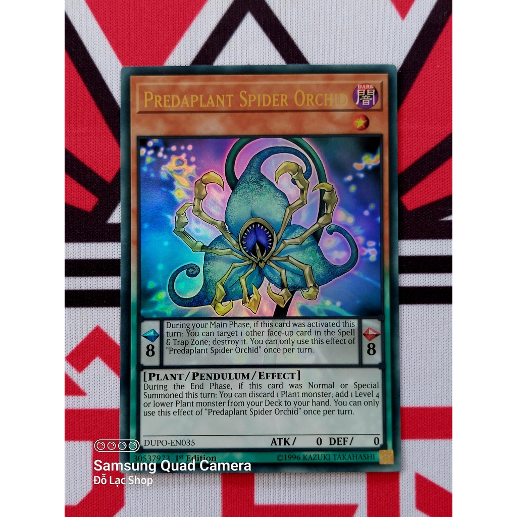 THẺ BÀI YUGIOH Pen Predaplant Spider Orchid - DUPO-EN035 - Ultra Rare