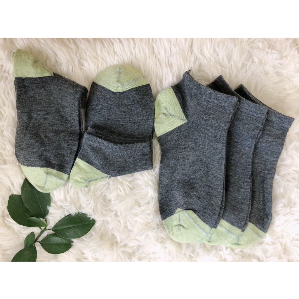 Tất nữ cotton cổ ngăn ngẫu nhiên 10 đôi