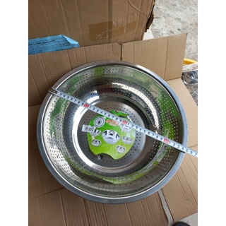 rổ inox lỗ nhỏ 36cm