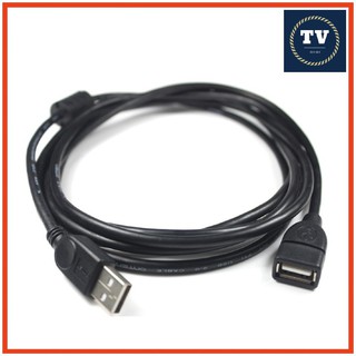 Dây cáp USB nối dài 3m đen giá rẻ