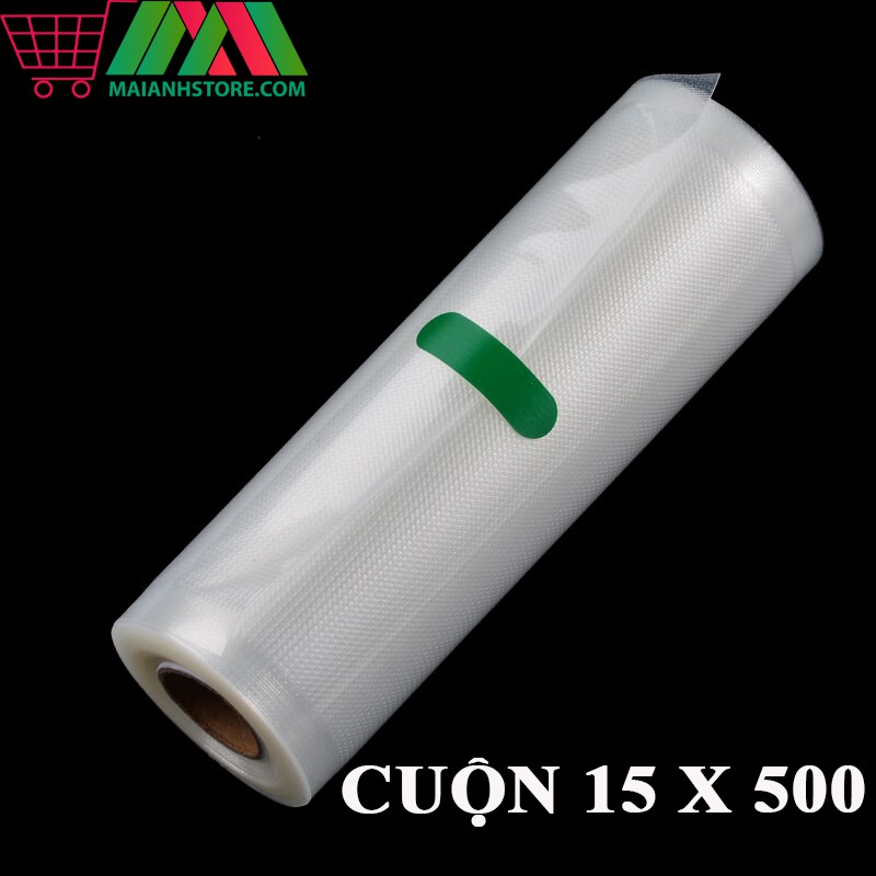 Cuộn túi hút chân không (size 15x500) một mặt nhám