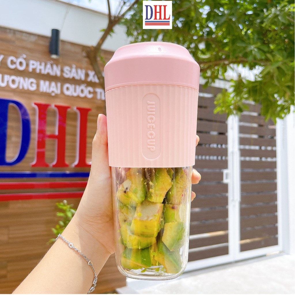 [Mã ELHA22 giảm 5% đơn 300K] Máy xay sinh tố mini cầm tay JUICE CUP JC01 50W chính hãng.