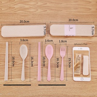 Xả Sốc 3 Ngày SET THÌA, DĨA, ĐŨA 3 CHI TIẾT BẰNG LÚA MẠCH - br00327