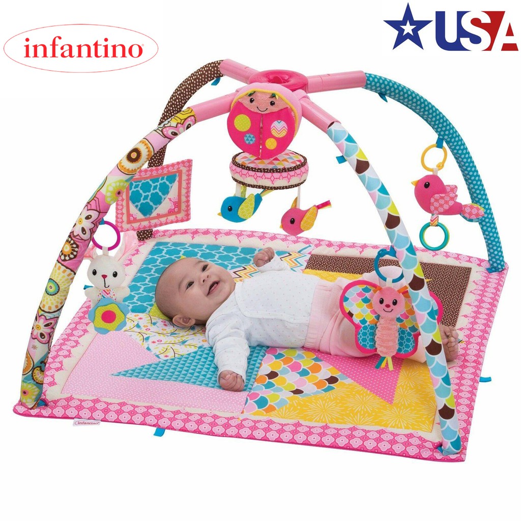 Thảm nằm chơi, thảm vận động cho bé infantino deluxe twist & fold 4 in 1 - ảnh sản phẩm 1