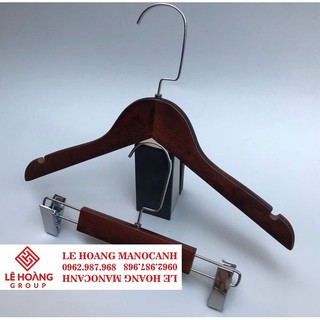 Móc Kẹp Gỗ Nâu 25 Chiếc TRẺ EM Nhập Khẩu GIÁ SỈ