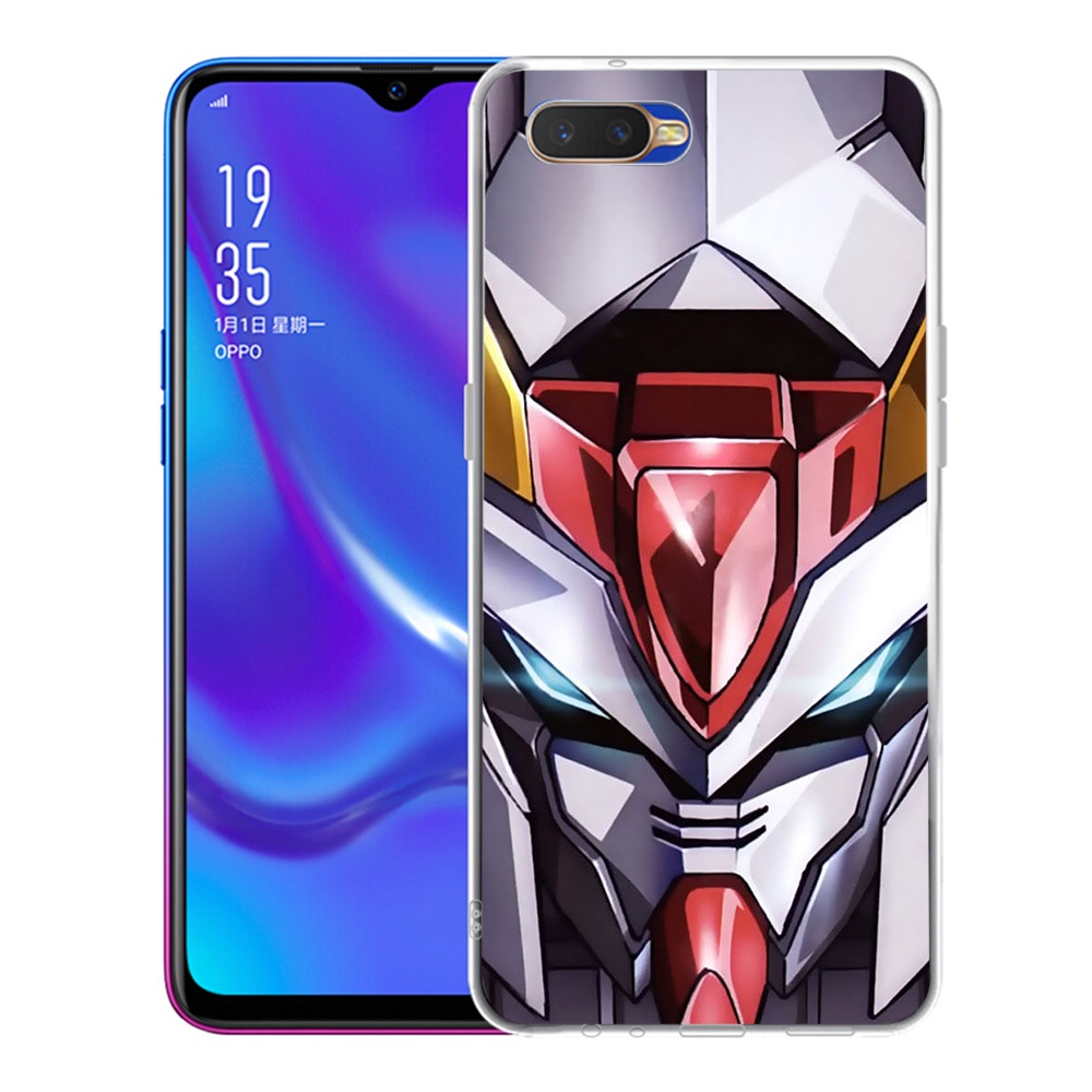 Ốp Điện Thoại Trong Suốt Họa Tiết Hoạt Hình Gundam Cho Vivo Y20 Y30 Y50 Y53 Y55 Y55s Y69 2020 EG28
