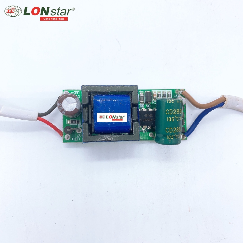 Chấn Lưu,Nguồn Driver , Tăng Phô Đèn Led LONstar Công Suất 4W-7W,8W-12W ,5 Loại Jack Cắm Bảo Hành 2 Năm