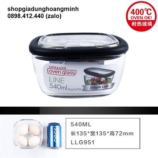 hộp cơm thủy tinh lock&lock - hộp cơm thủy tinh