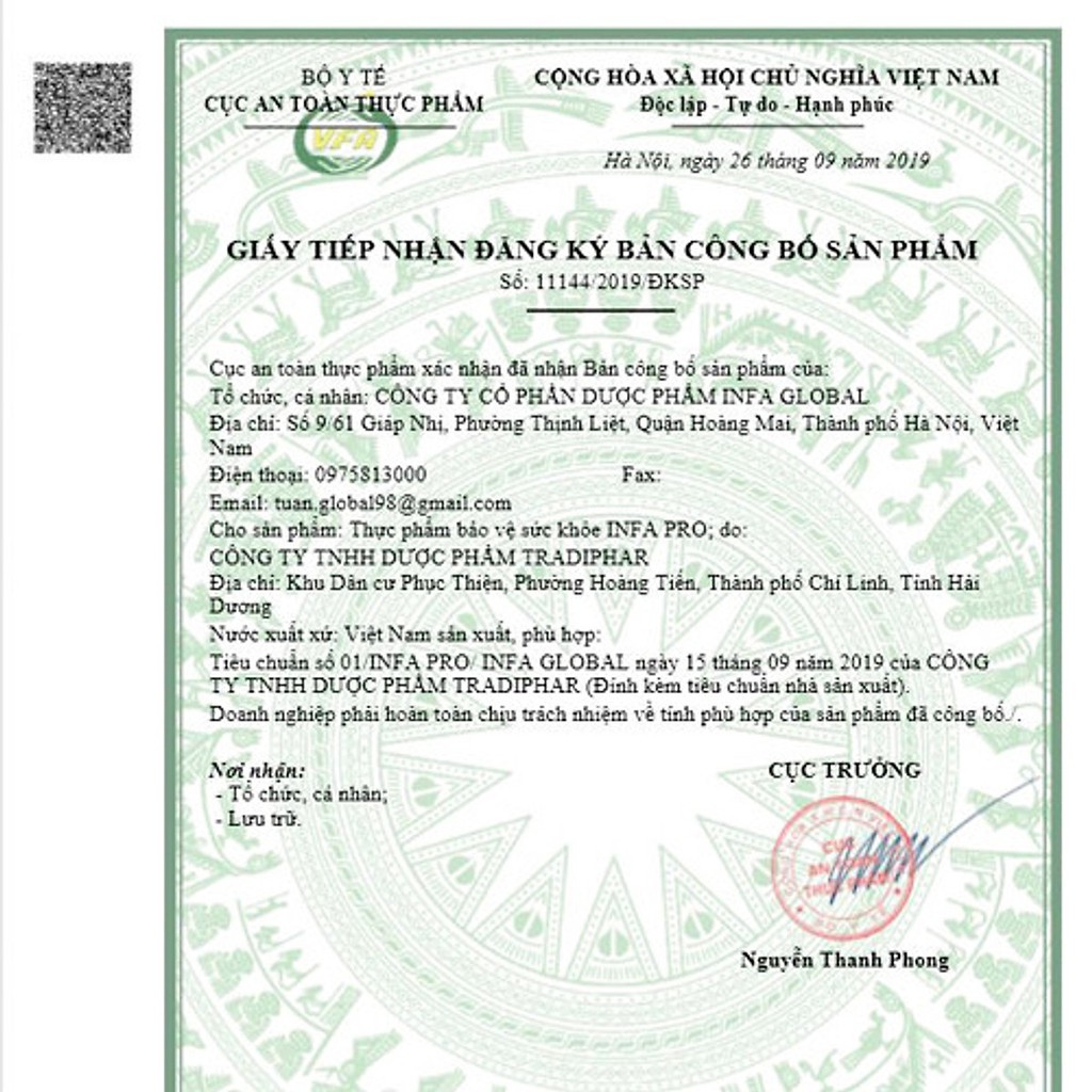 Bào tử lợi khuẩn INFA PRO - Men vi sinh thế hệ mới cho trẻ biếng ăn, táo bón, chậm lớn