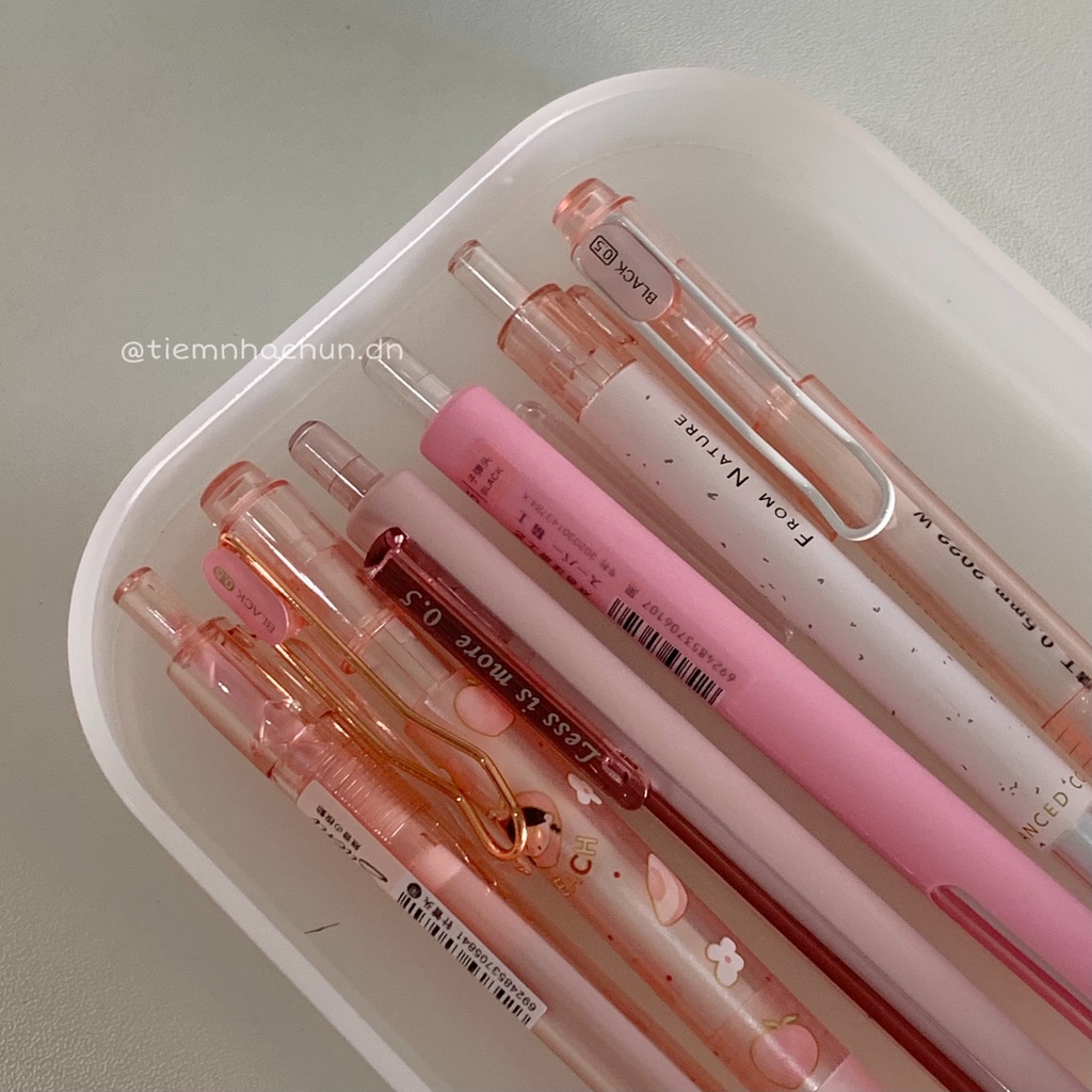 BÚT GEL ĐEN DOMI CAO CẤP MÀU PASTEL NGÒI 0.5mm (ảnh thật) - Tiệm nhà Chun