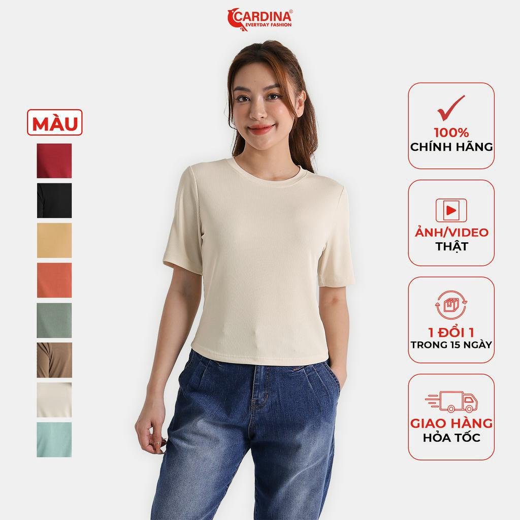Áo Len Tăm Nữ 𝐂𝐀𝐑𝐃𝐈𝐍𝐀 Chất Mềm Mịn Cổ Tròn Tay Lỡ Kiểu Dáng Bacis Tôn Vóc Dáng 2AF15 (Không Kèm Váy, Quần)