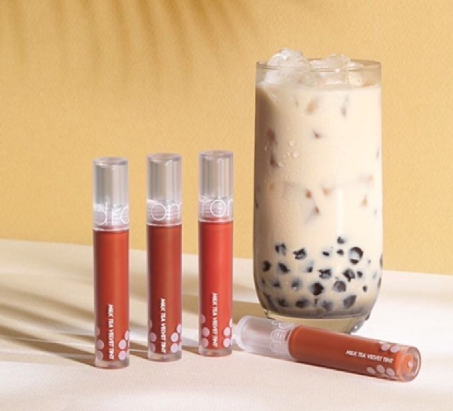 Son Kem Romand Milk Tea Velvet Tint trà sữa