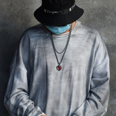 Vòng Cổ Dây Chuyền Nam Hình Con Mắt Blue Eyes Chains Merin Accessories Ngầu Chất Liệu Titan Không Gỉ - Blue Eyes