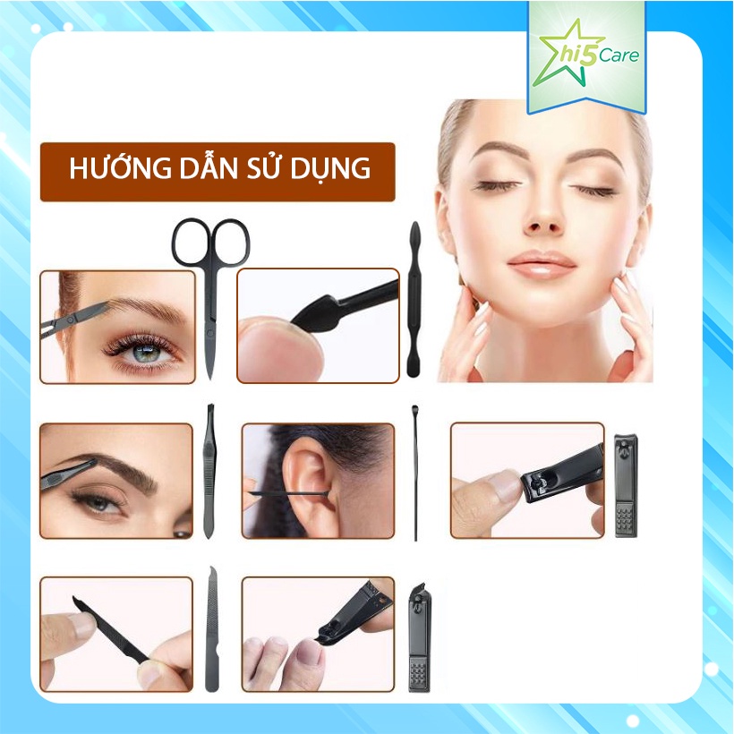 Bộ dụng cụ chăm sóc móng, chăm sóc cá nhân 7 món