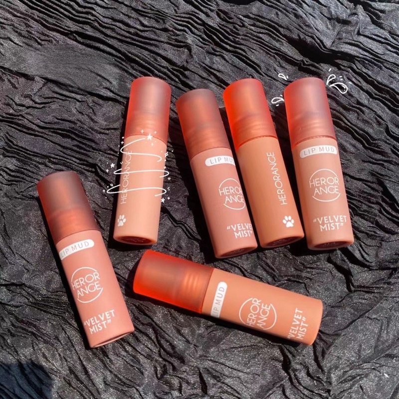 Son Kem HERORANGE Velvet Mist Thỏi Mini