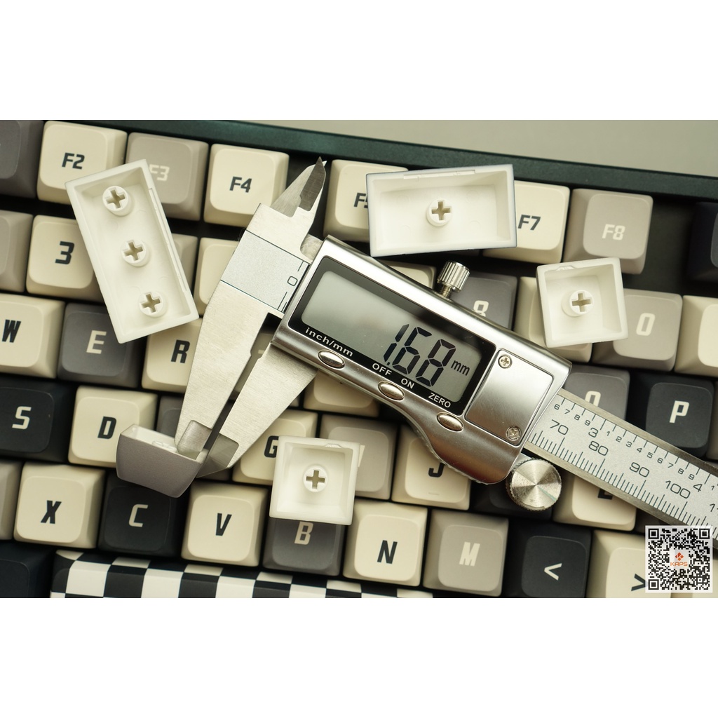 Keycap Colorless PBT profile XDA in dyesub 135 nút cho bàn phím cơ layout 108/104/98/87/84/75/68/64/61