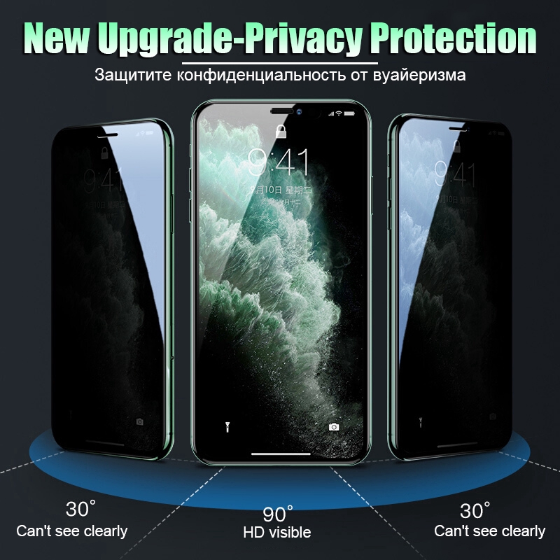 Privacy Tempered Glass Screen Protector Samsung Galaxy Note 10 Lite/A02S/A10S/A20S/A21S/A30S/A50S/A12/A01/A31/A32/A42/A51/A52/A71/A72/A10/A30/A50/70/M21/M31/M10/M51